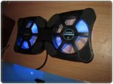 Ultra Pad Ventilador Portátil Preto Refrigeração w Dobrável