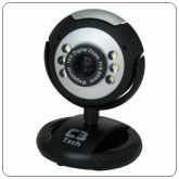 Webcam + Microfone 300KP 6-LED USB ​​2.0